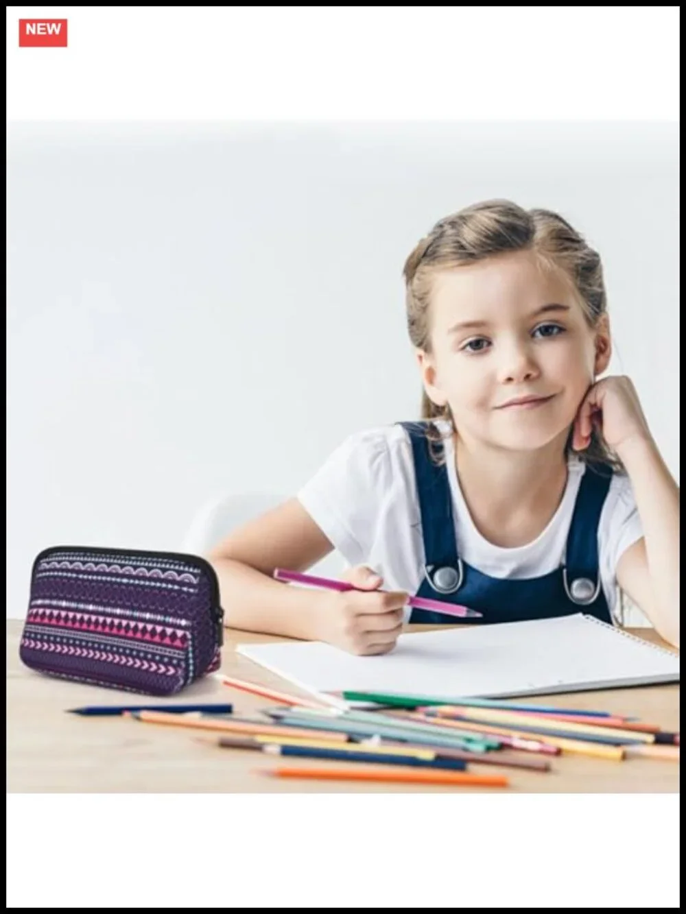 Waterproof Neoprene Cosmetic Bag Travel Toiletry Makeup Organizer Pouch Zipper
